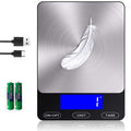 Food Scale -33Lb Digital Kitchen Scale for Food Ounces Grams Rechargeable 304