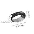 GarlicMaster™ Stainless Steel Garlic Press & Peeler – Manual Garlic Masher, Beater & Crusher